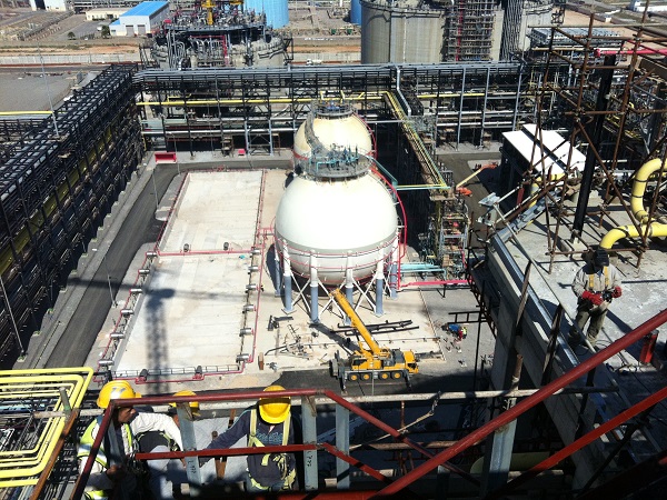 LNG Arzew Saipem Chyoda - Installation Multipoint Thermocouples 